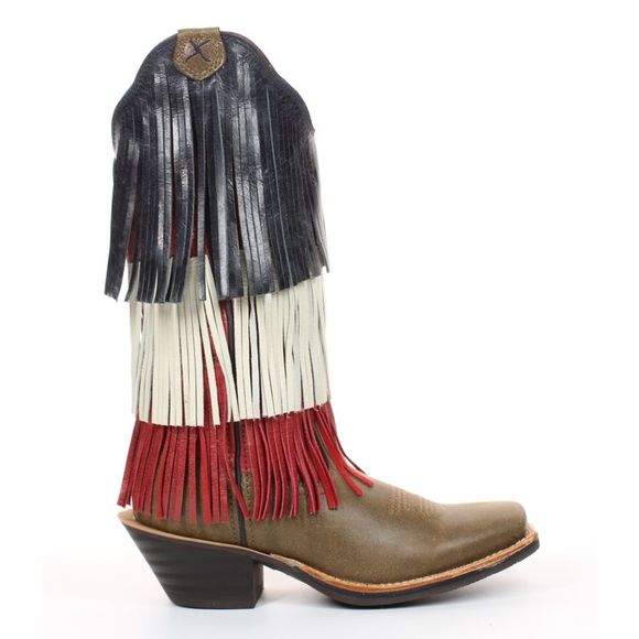 Twisted X Shoes Twisted X Womens Ruff Stock Bomber Cowboy Western